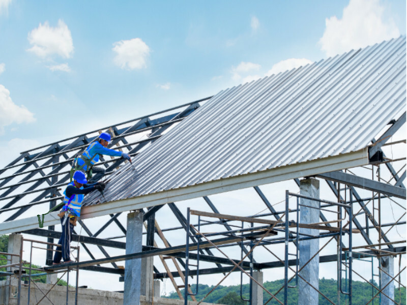 commercial roof installation